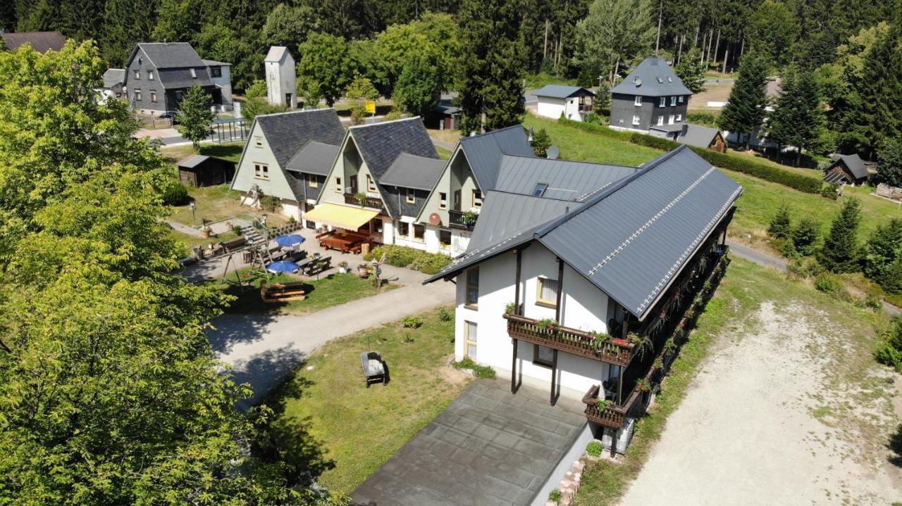 Hotel-Pension Rennsteighutte Фрауэнвальд Экстерьер фото