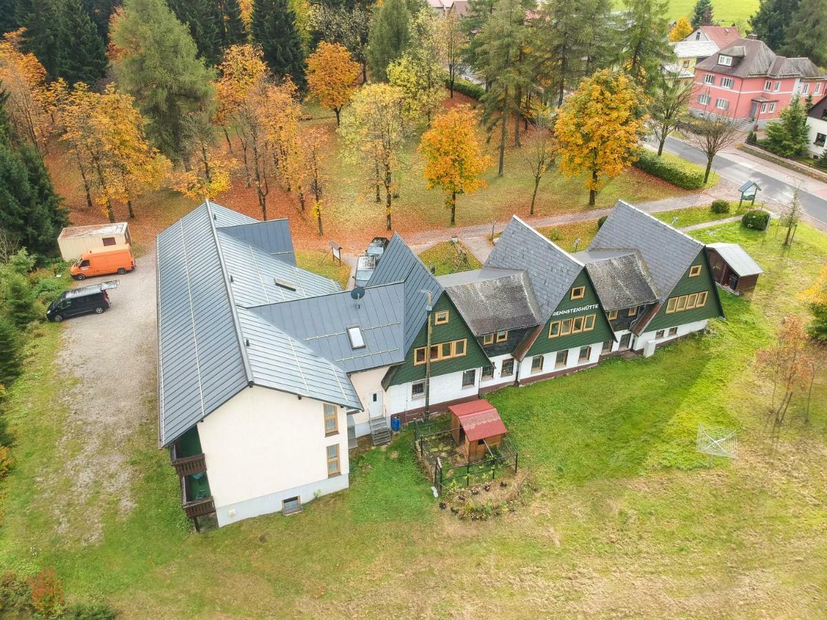 Hotel-Pension Rennsteighutte Фрауэнвальд Экстерьер фото